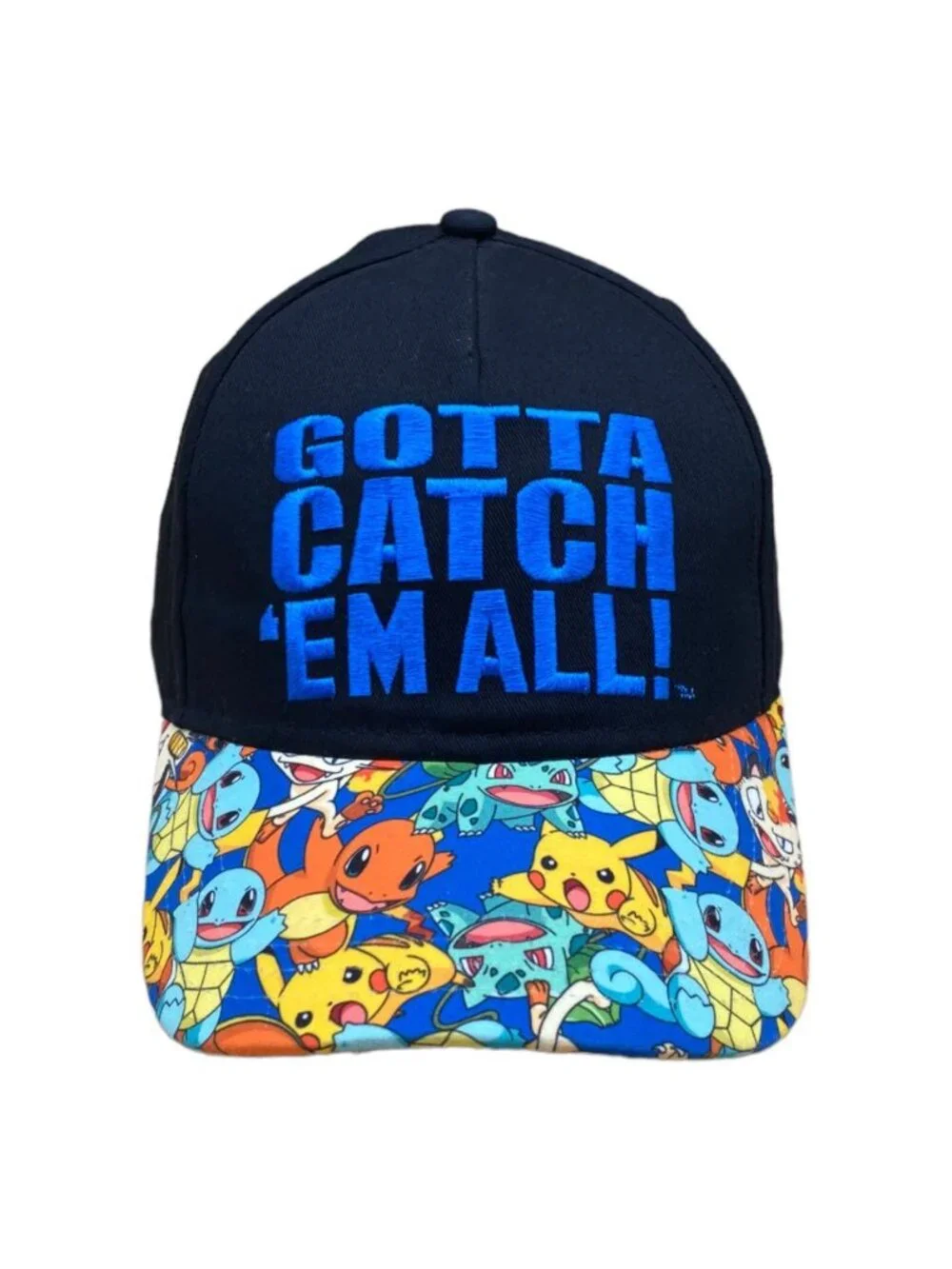 Pokemon Gotta Catch Em All Youth Baseball Cap Black Blue Snapback Hat Pokémon